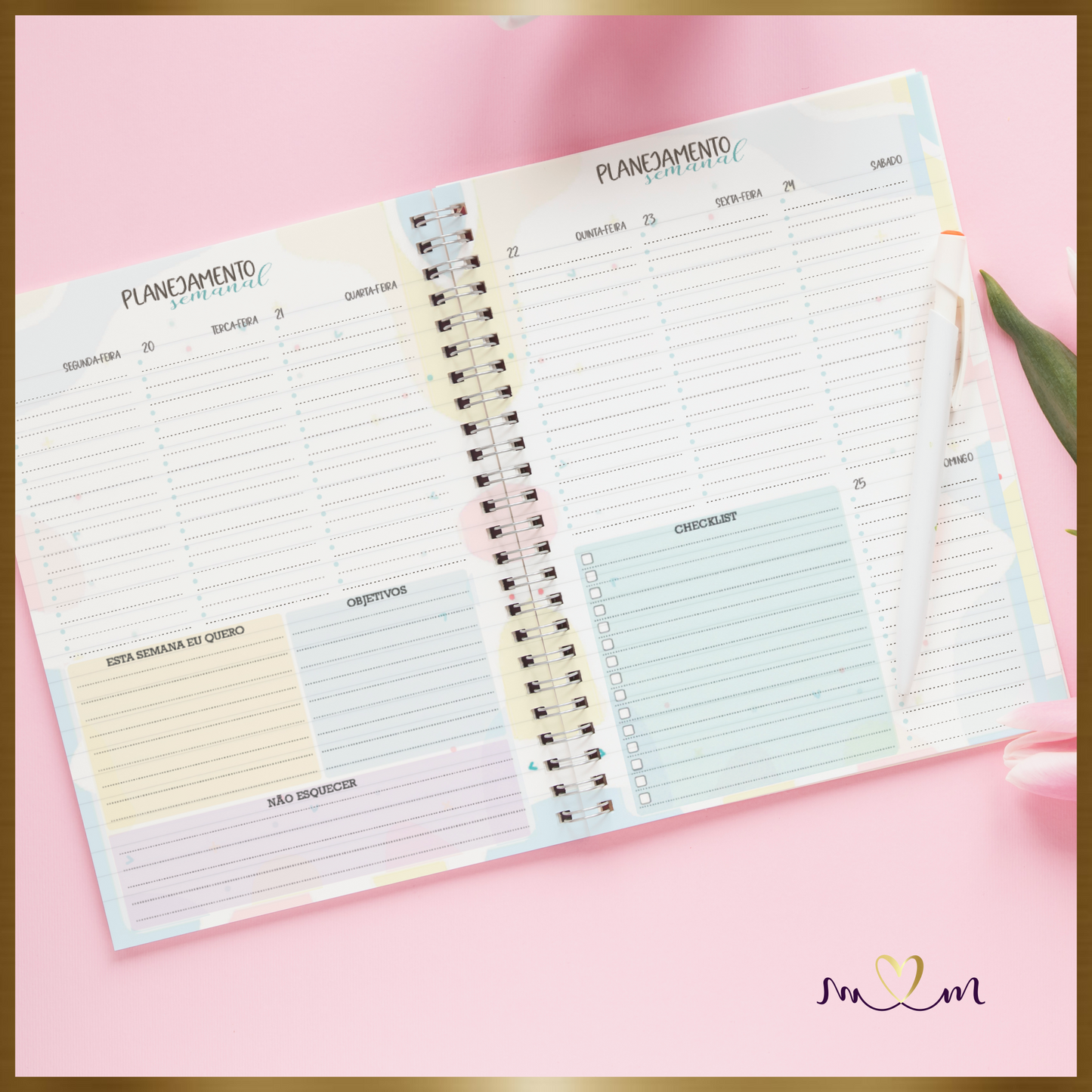 Personalize a CAPA da Sua Agenda