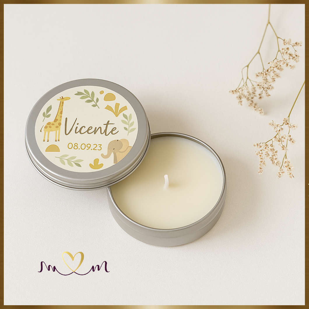 Mini Vela Latinha 20g - Personalizavél