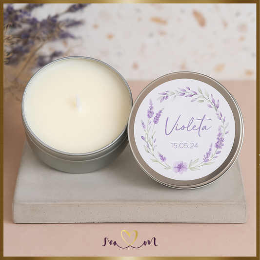 Mini Vela Latinha 20g - Personalizavél