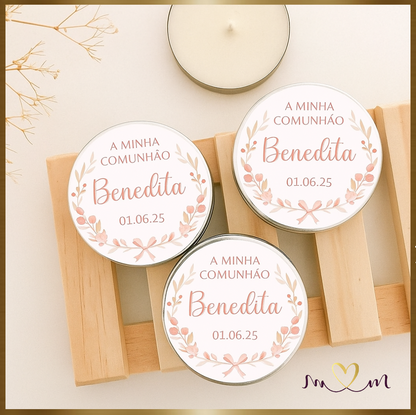 Mini Vela Latinha 20g - Personalizavél